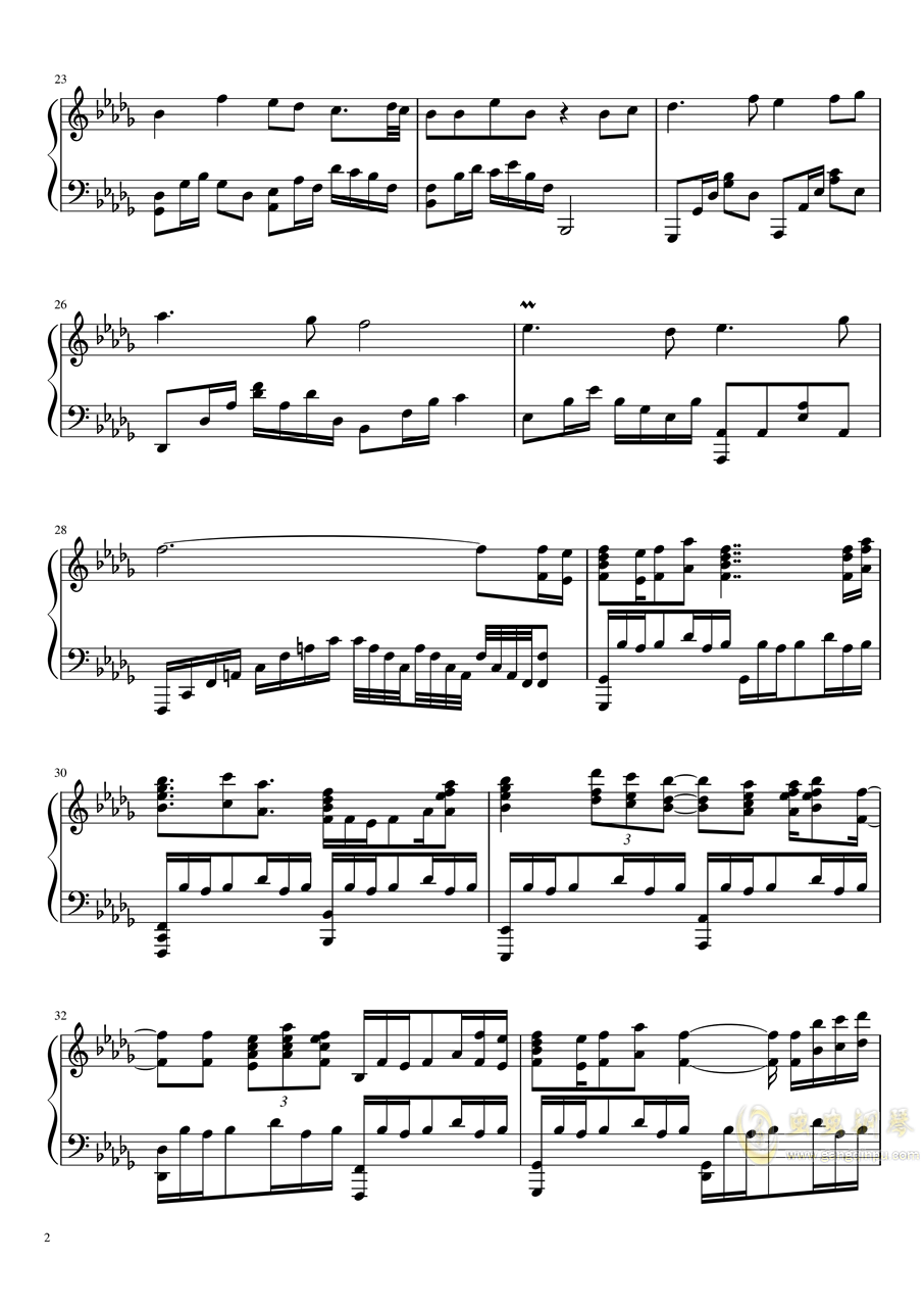 大鱼的曲谱木琴_木琴简谱(3)
