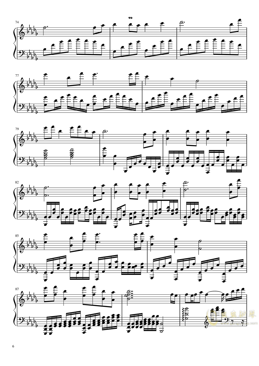大鱼的曲谱木琴_木琴简谱(4)