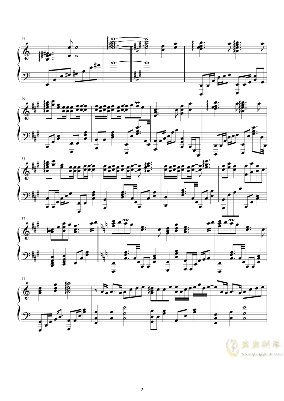 【触手猴】渡月桥~思君~钢琴谱-胡侦探再世-虫虫乐谱