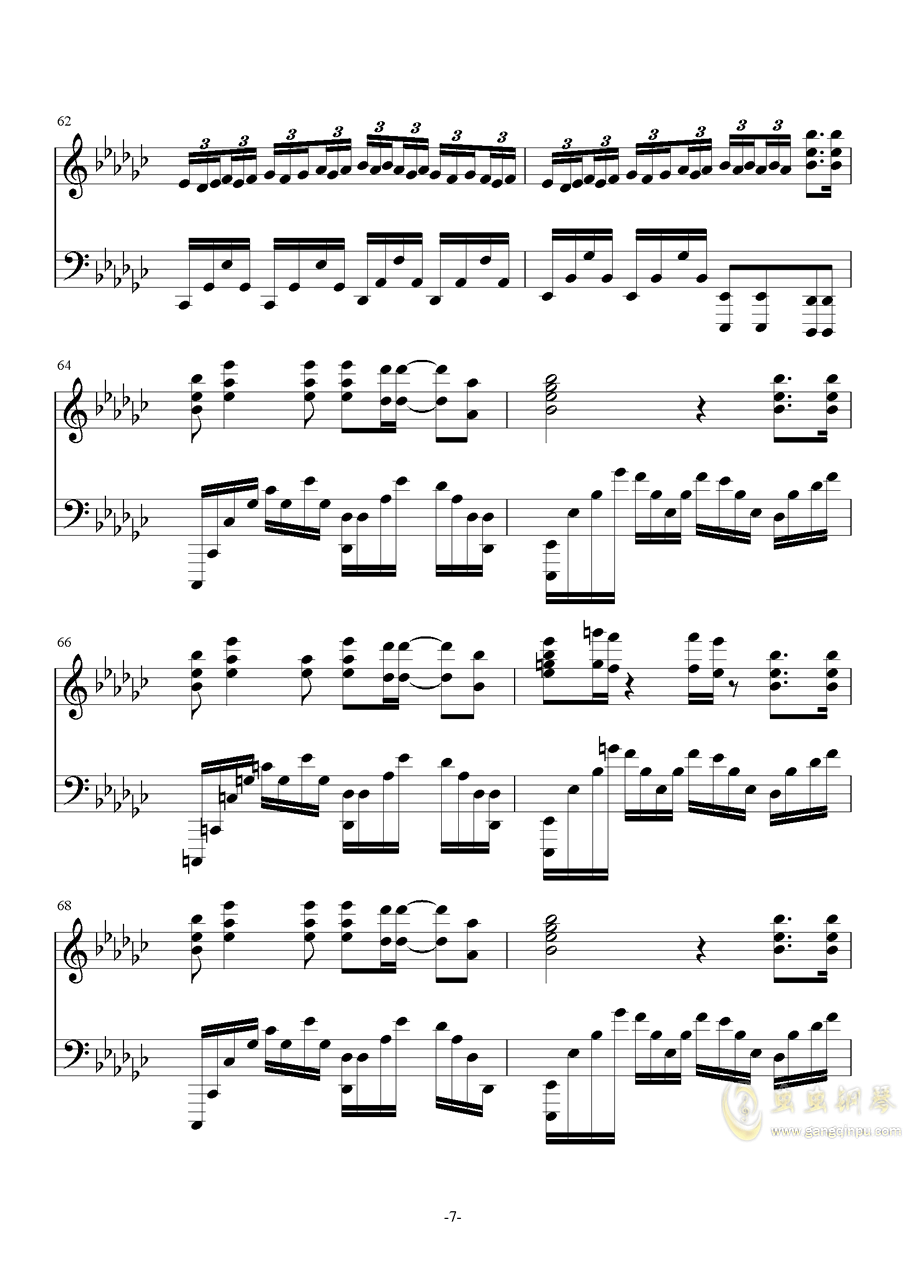 钢琴曲谱歌谱_钢琴曲谱大全简谱歌谱(2)