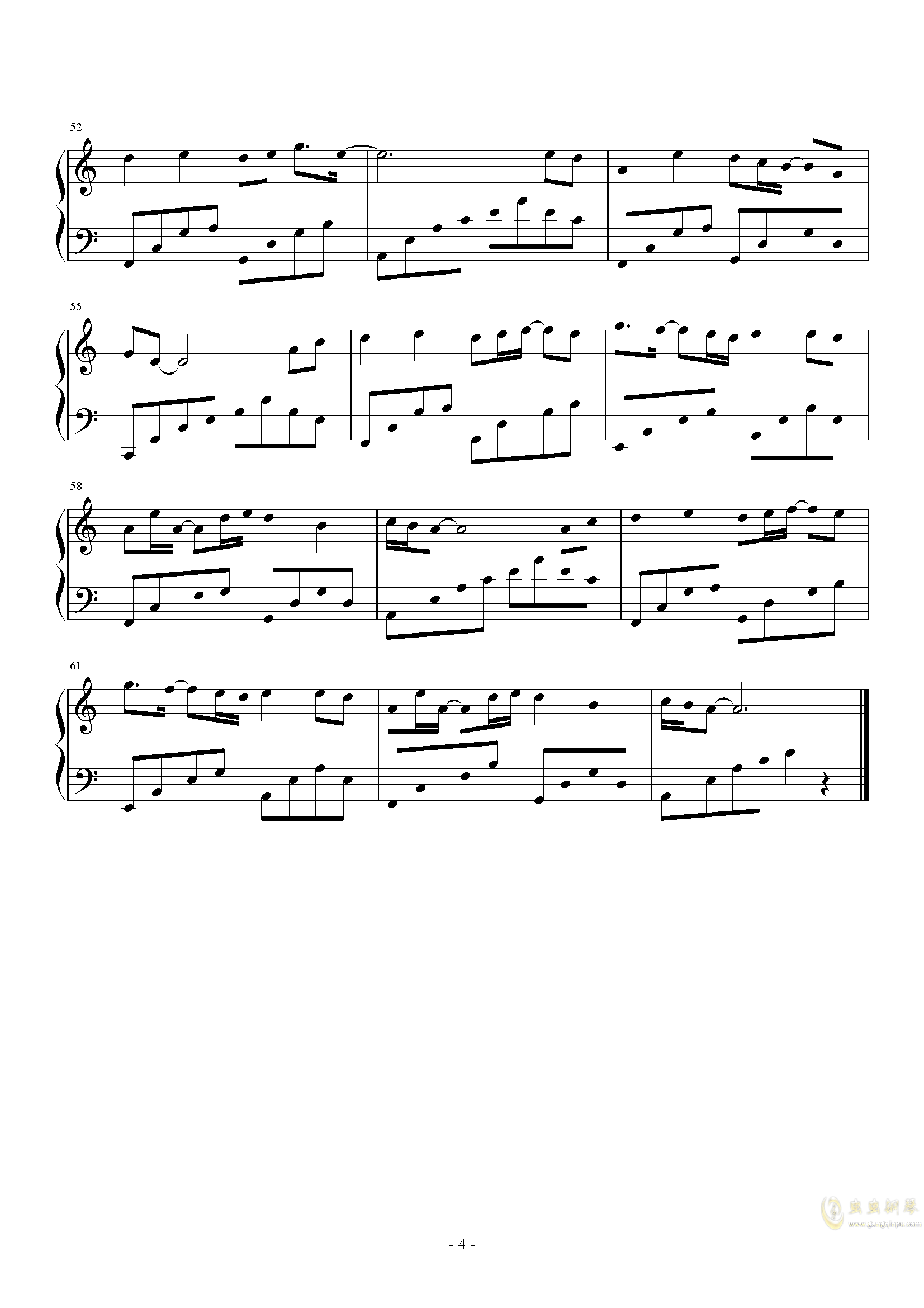 不染钢琴曲谱子_初学钢琴曲简单的谱子(2)
