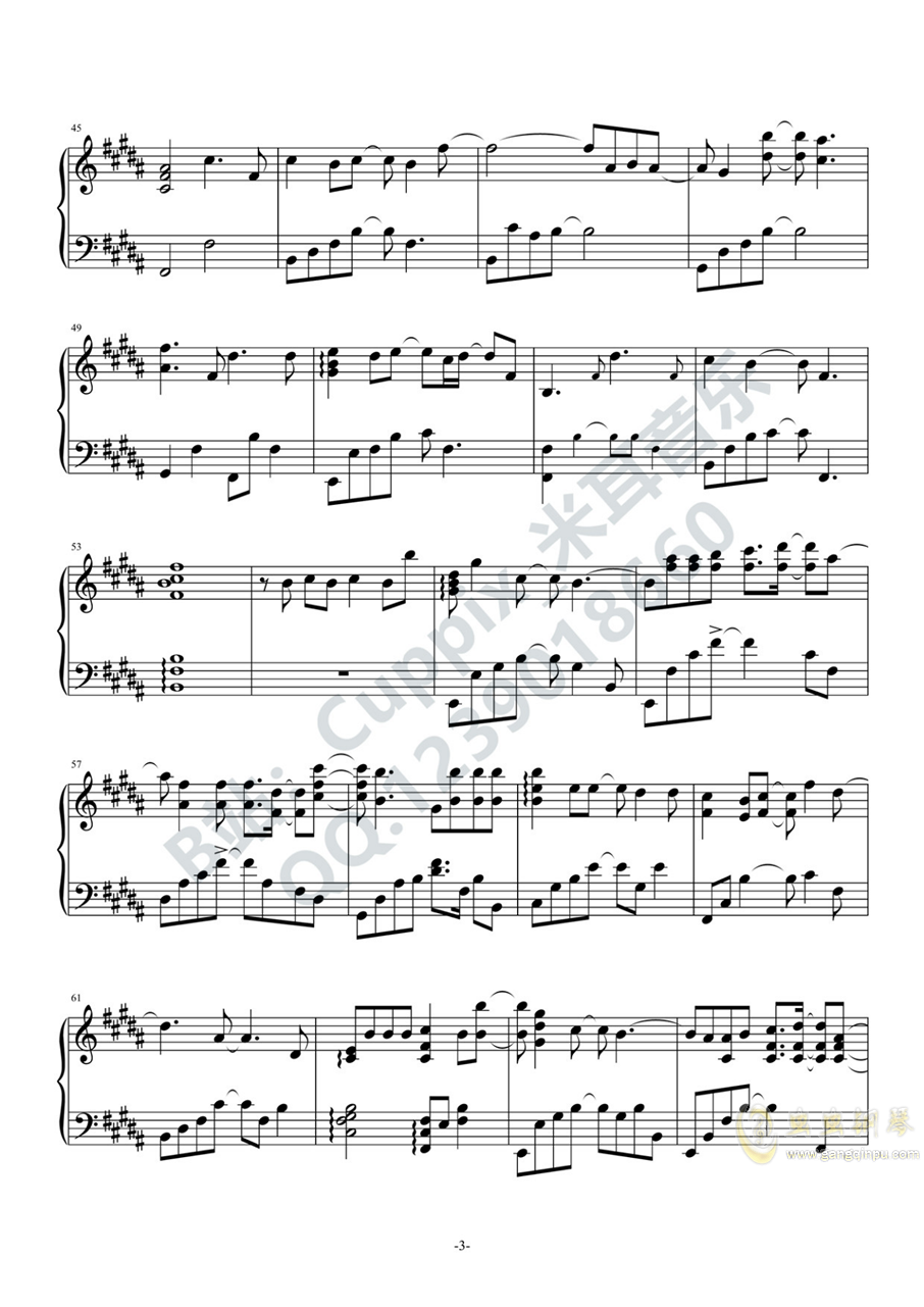 薛之谦 聊表心意 高度还原 Cuppix编配 钢琴谱 B调独奏谱 詹思祺 薛之谦 钢琴独奏视频 原版钢琴谱 虫虫吉他 钢琴谱 吉他谱 尤克里里谱 简谱 古筝谱 钢琴曲 乐谱 曲谱 五线谱 六线谱 高清免费下载