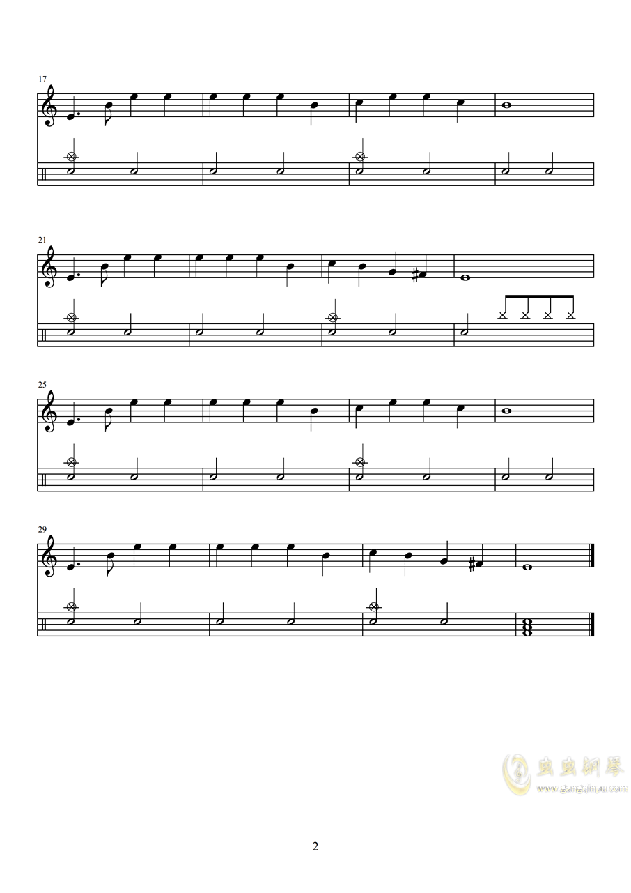 架子鼓曲谱下载_架子鼓曲谱(2)