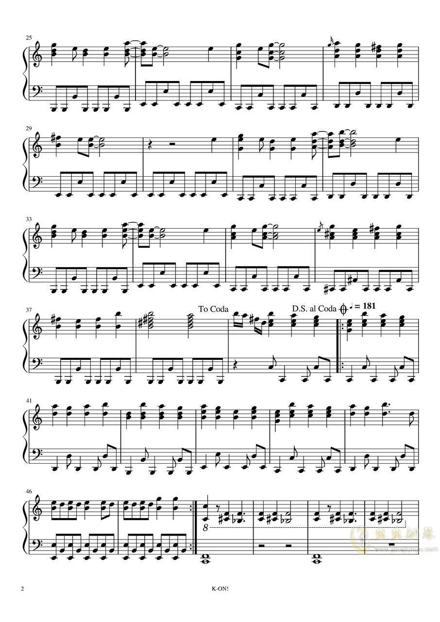 轻音简谱_17音拇指琴简谱(3)