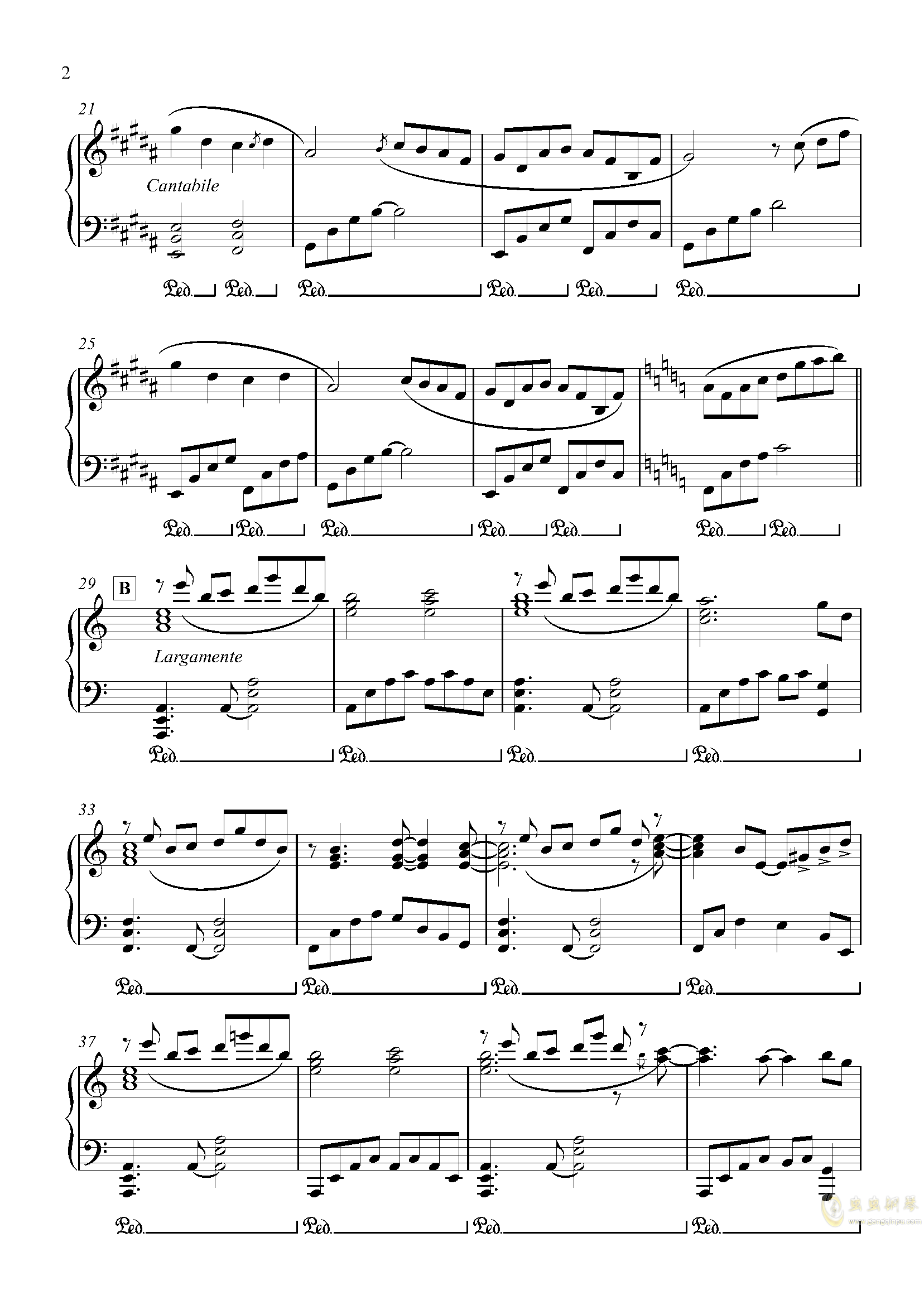 爱转角钢琴谱简谱_爱转角钢琴演奏版罗志祥钢琴谱简谱,五线谱(3)