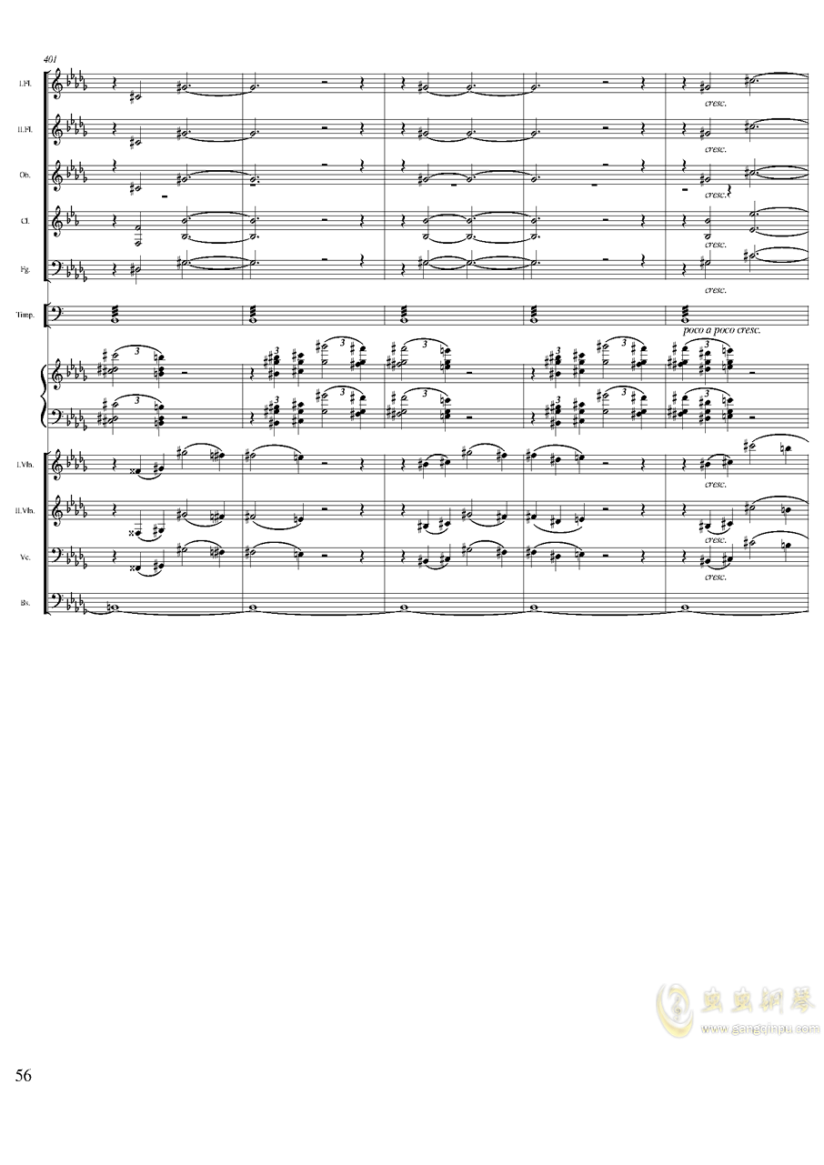 柴可夫斯基悲歌曲谱_陶笛曲谱12孔(5)
