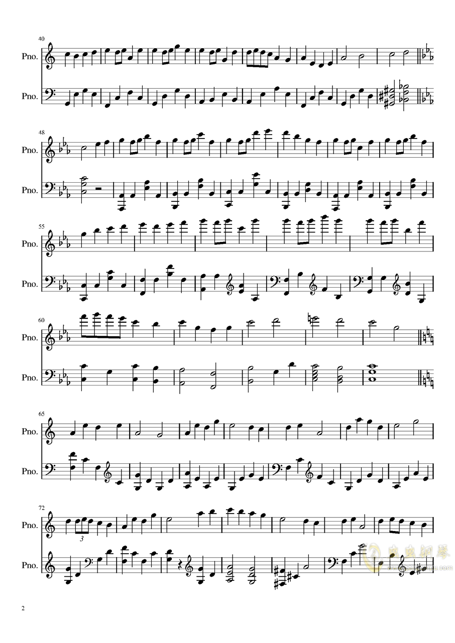 笙曲晋调曲谱_笙曲谱(3)